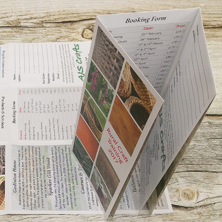Folded leaflets printing in Torrevieja